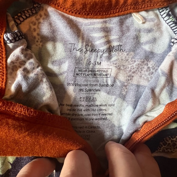 The Sleepy Sloth Bamboo Zippy, Spot On, 0-3 - Picture 5 of 5